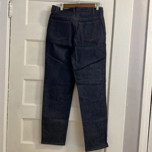 Vanessa Seward Victoire Dark Wash Jeans, Size 38/6 - Picture 5 of 17